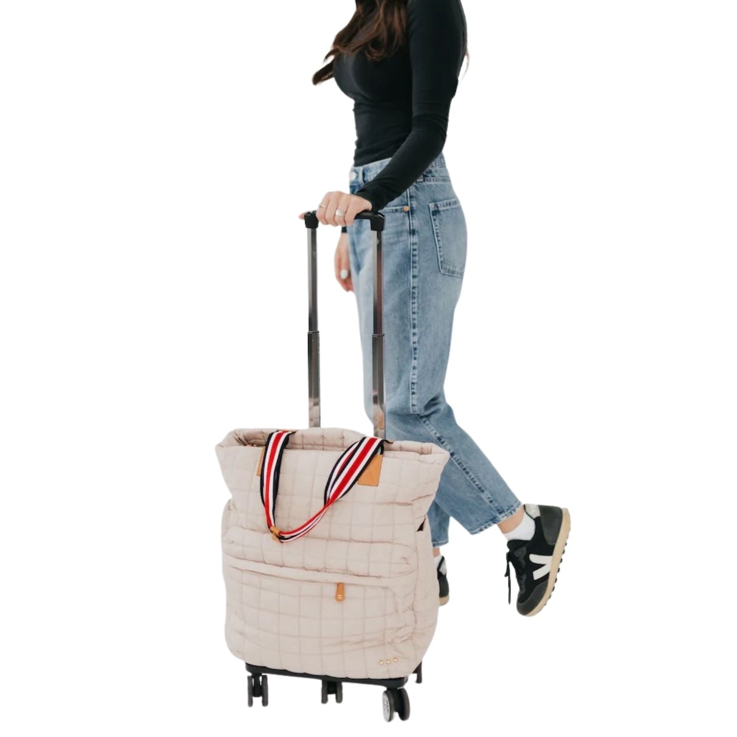 Pretty Simple Tenley Quilted Tote Roller Travel Bag