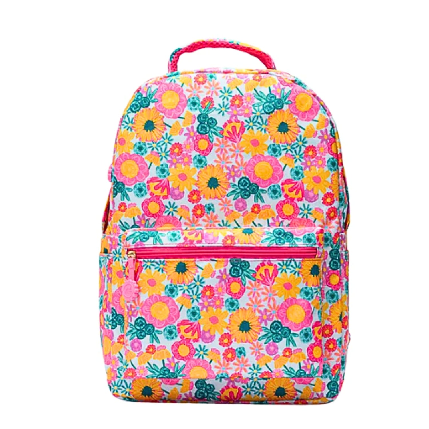 Jane Marie Kids Girls Bold Floral Canvas School Backpack