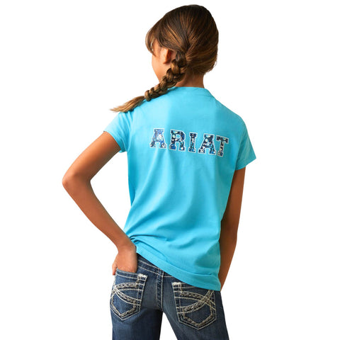 Ariat Youth Boy' Short Sleeve Blends Heather Grey T-Shirt
