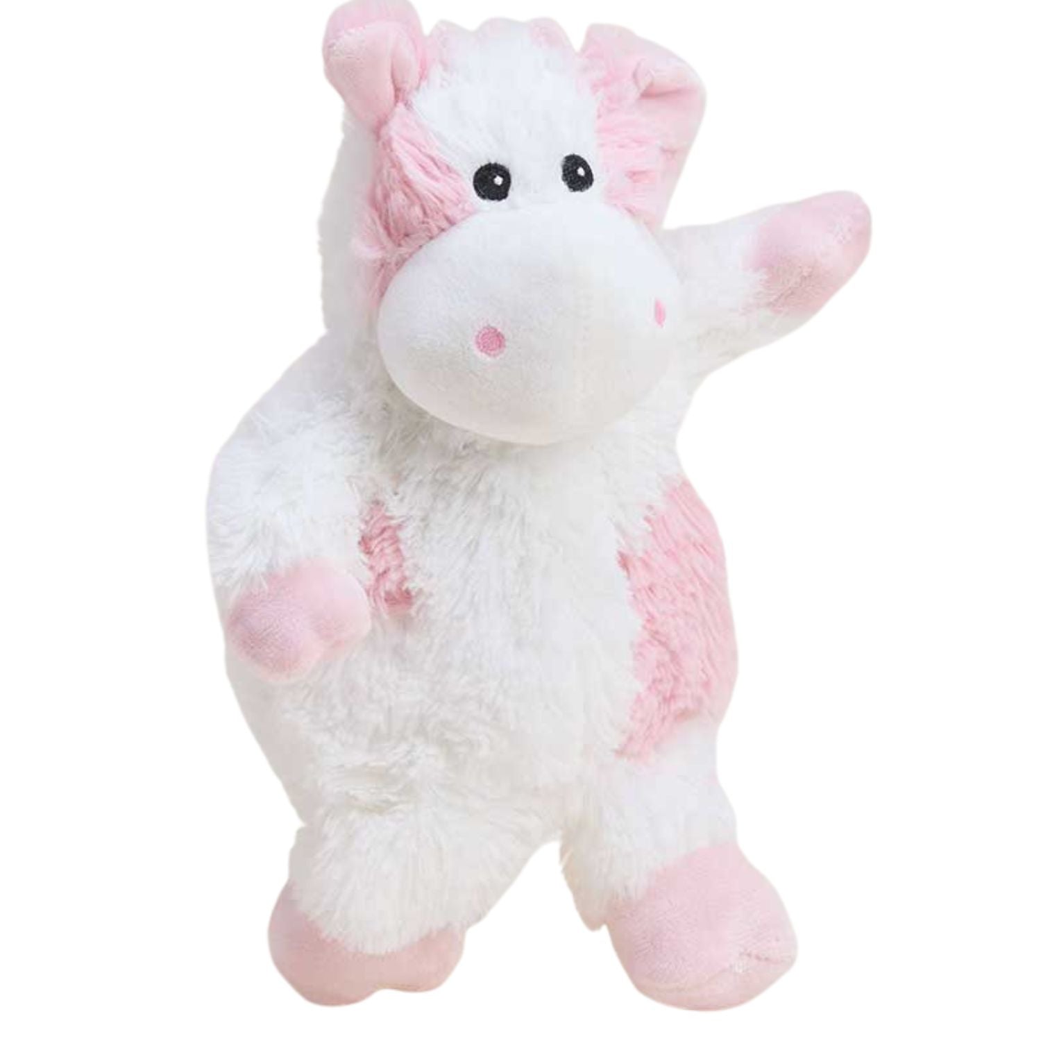 Warmies Juniors Heatable Lavender Scent Cozy 9" Plush, Strawberry Cow