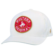 Hooey Mens Steamboat White Patch Logo Adjustable Snapback Cap Hat