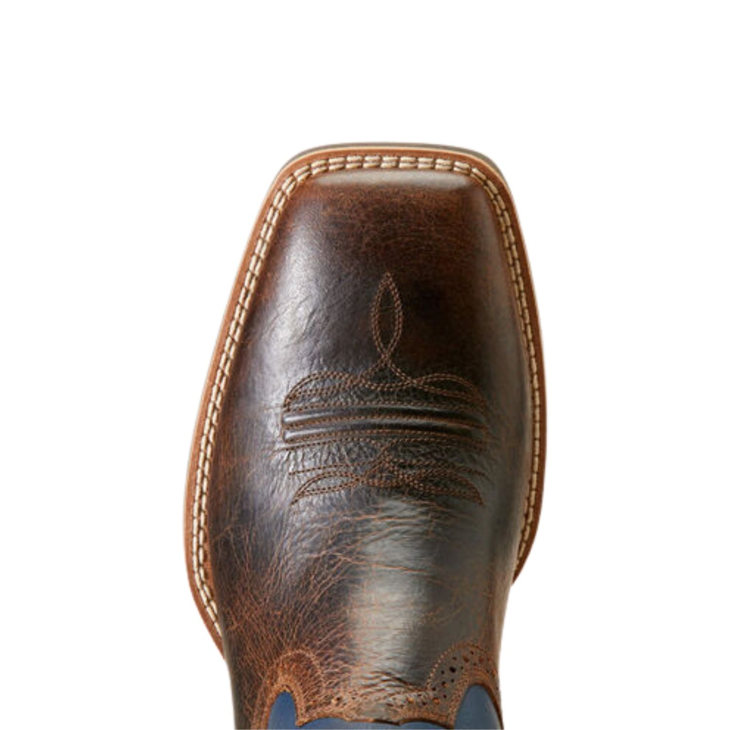 Ariat Mens Sport Knockout Wide Square Toe Western Leather Boots