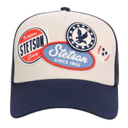 Stetson Western Goods Patchwork Adjustable Snapback Trucker Cap Hat
