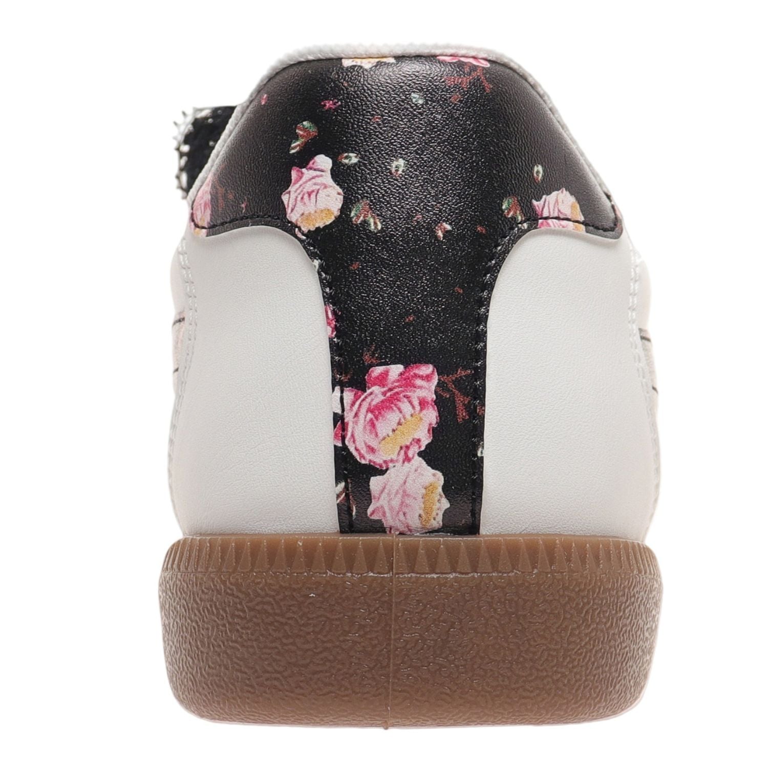 Outwoods Womens Great-5 SneakerBlack & White Combo, Floral