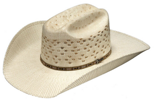 Twister Mens Bangora Cowboy Hat, Straw, 7-1/8"