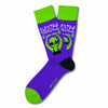 Two Left Feet Printed Adult Sock, Big Feet