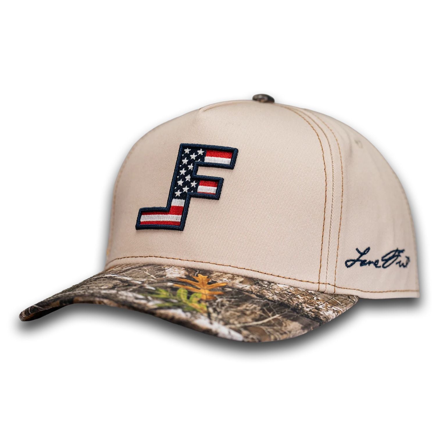 Lane Frost Landmark Patriotic 3D Logo Adjustable Snapback Cap Hat
