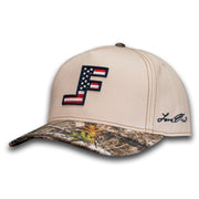 Lane Frost Landmark Patriotic 3D Logo Adjustable Snapback Cap Hat