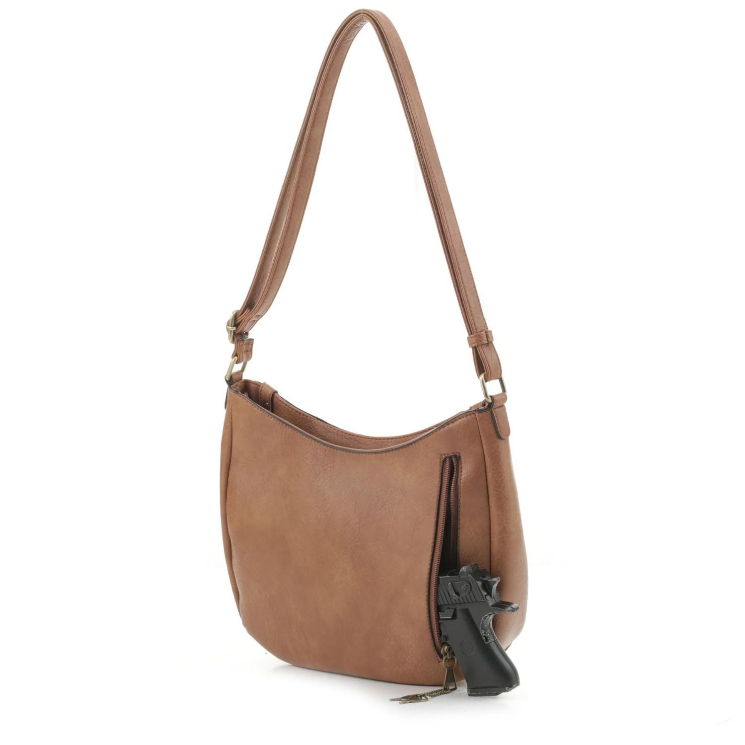 Jessie James Emily Concealed Carry Hobo with Whipstitch Shoulder Purse