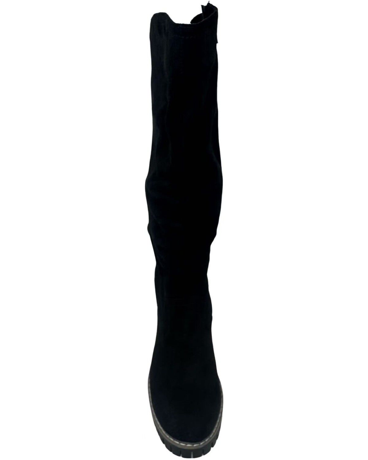 Very G Womens Dashing Tall Round Toe Slouchy Suede Knee High Fashion Boots