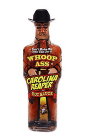 Ass Kickin' Whoop Ass Carolina Reaper Hot Sauce 5.6 oz Bottle Spicy Extreme Heat