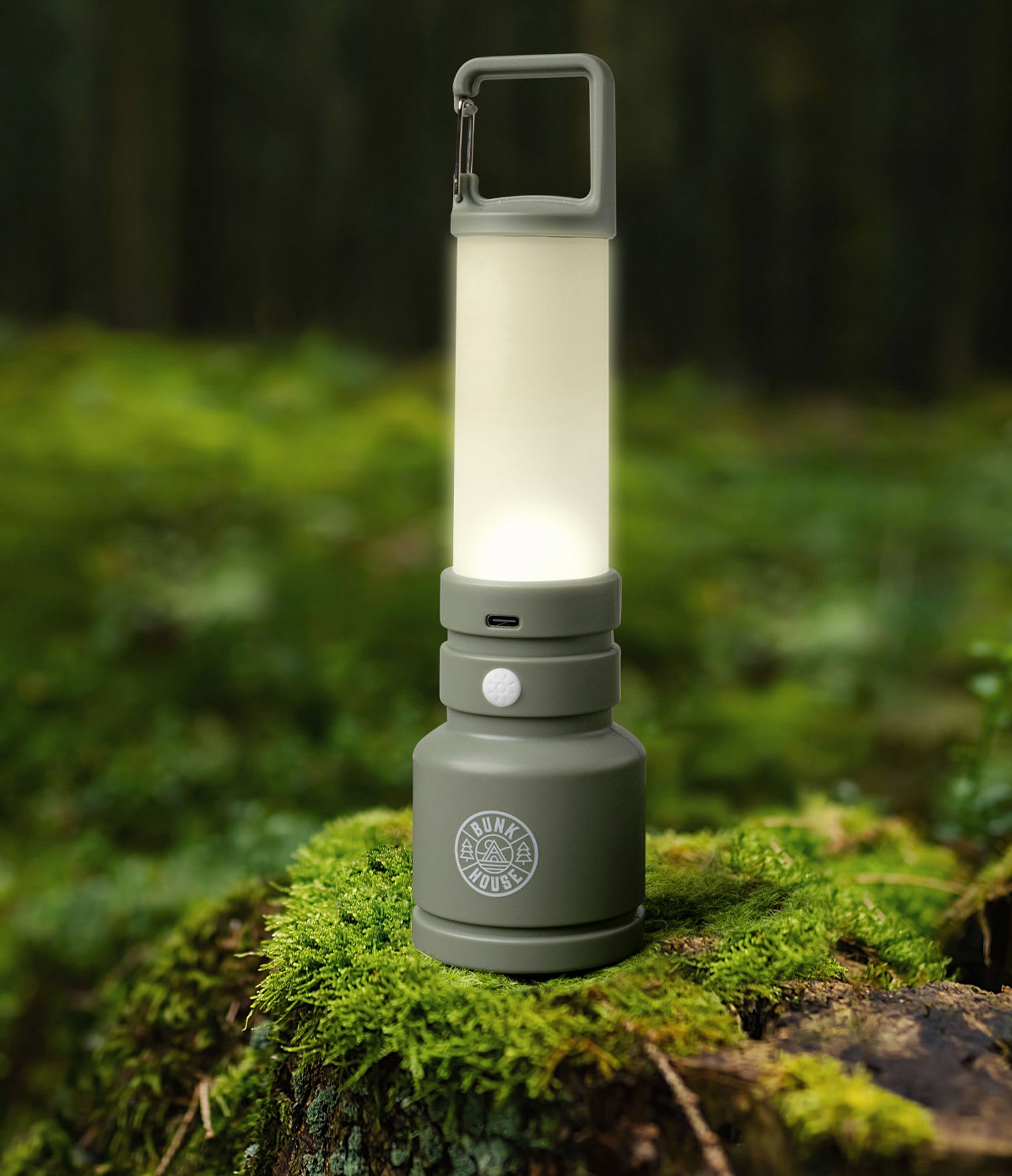 Bunk House The Lookout 2-In-1 Rechargeable Camping Lantern & Flashlight