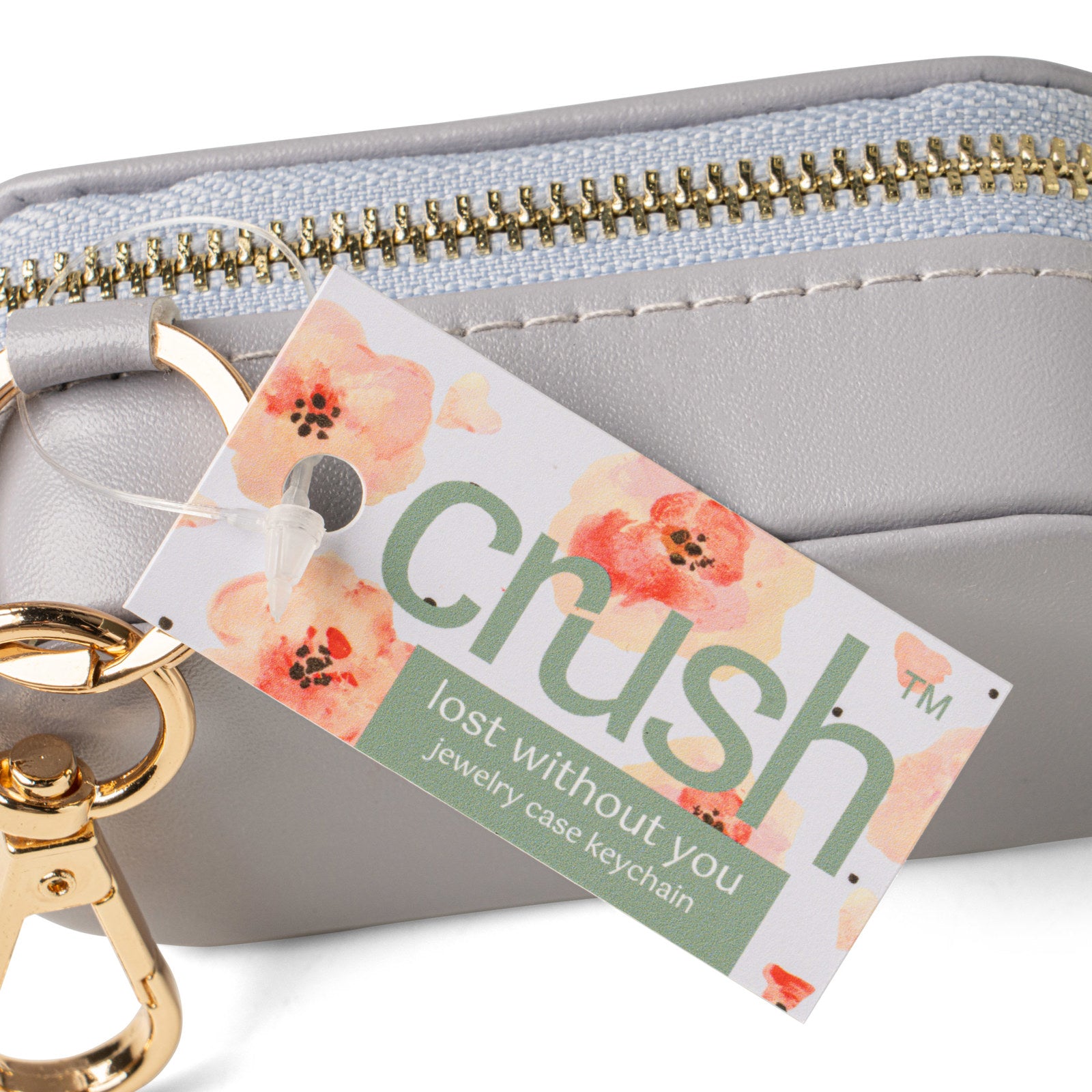 Crush Lost Without You Jewelry Travel Keychain Case