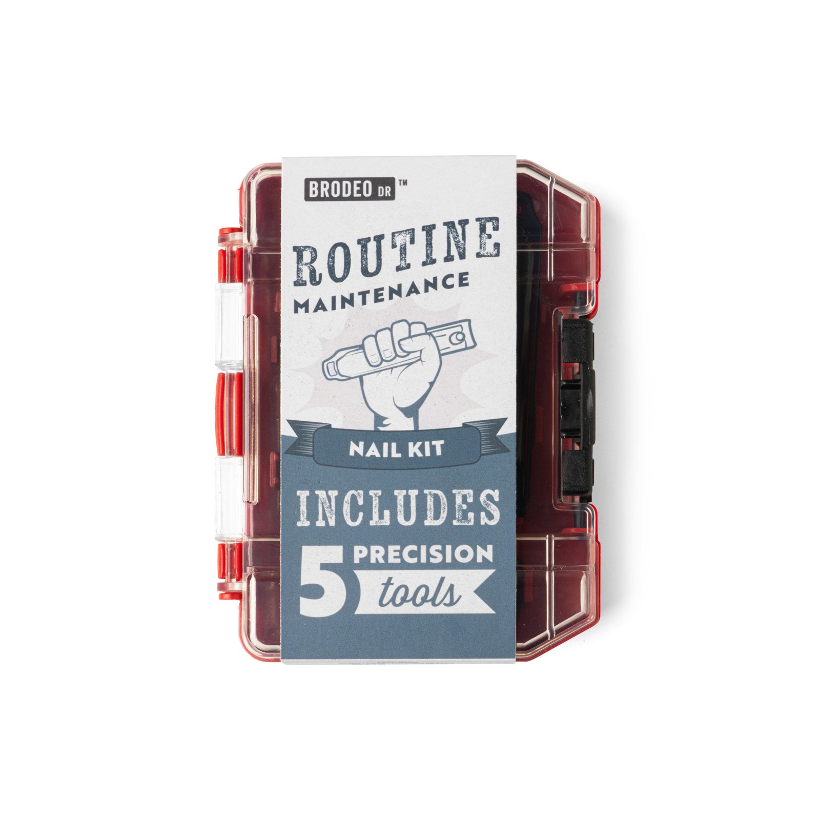 Brodeo Drive Mens Routine Maintenance Nail Tool Kit