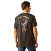 Ariat Mens Cowboy Cocky Short Sleeve Graphic Print T-Shirt
