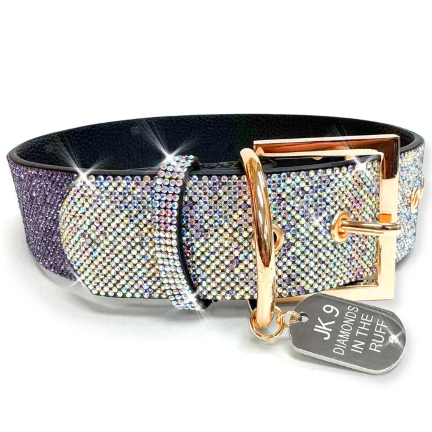 Jacqueline Kent Crystal Embellished Dog Collar, Large