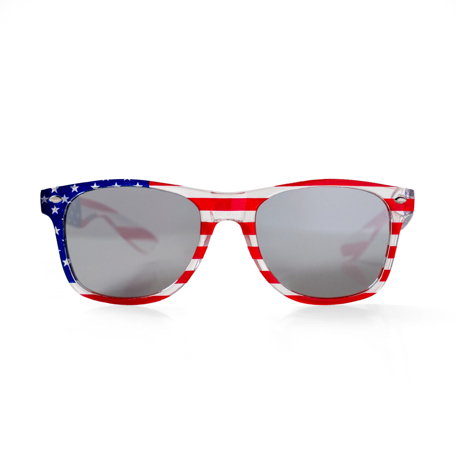United We Swag Patriotic Pride Mirrored American Flag Sunglasses