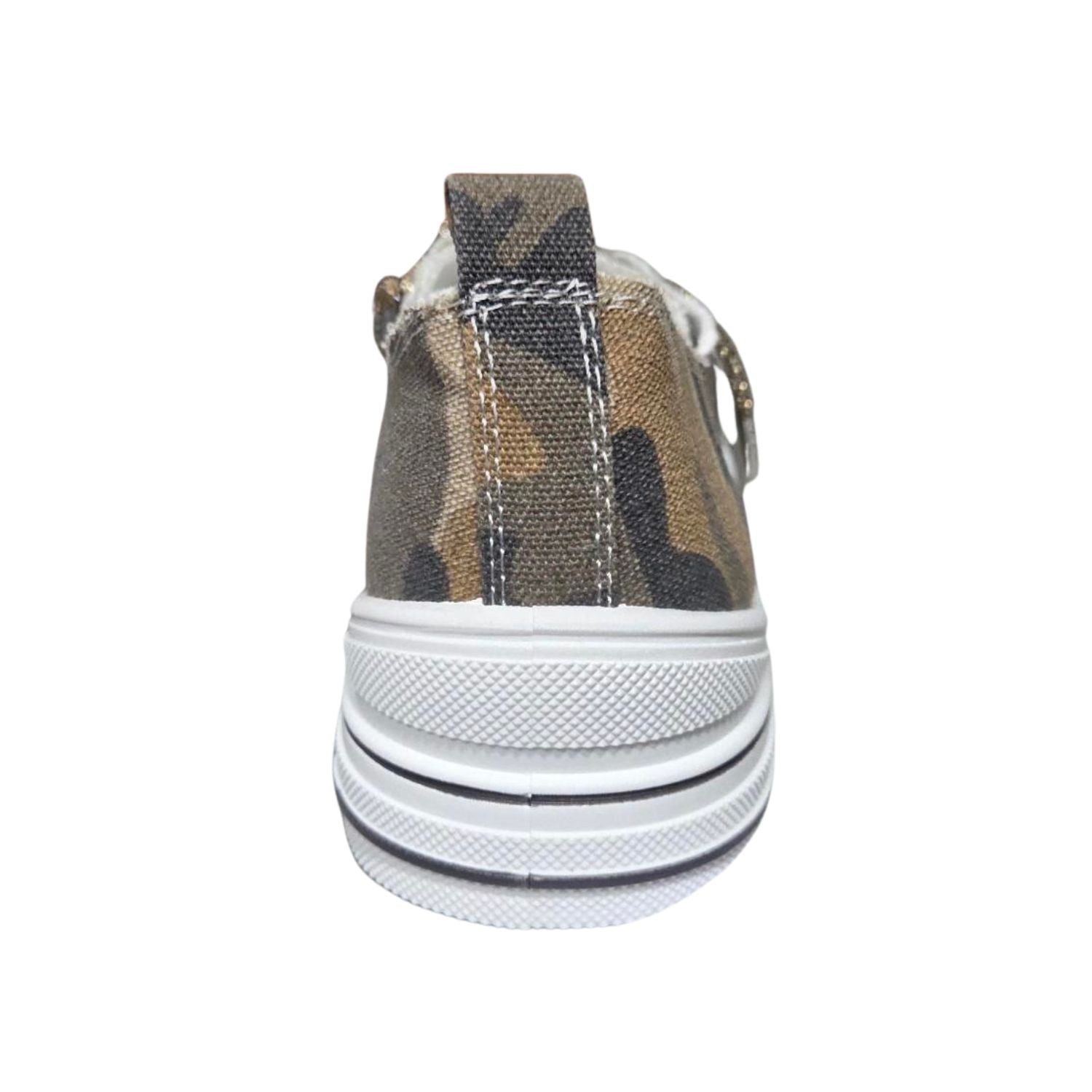 Very G Womens Aman Camo Lace Up Canvas Sneaker, Sand