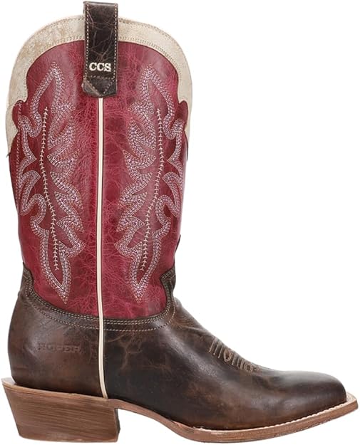 Roper Womens Ride 'Em Cowgirl Sidewinder Concealed Carry Leather Boots