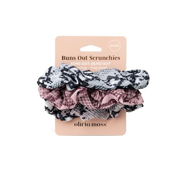 Olivia Moss Buns Out 3-Pack Scrunchies Set