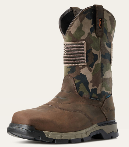 Ariat Mens Terrain Leather Waterproof Outdoor Hiking Boots