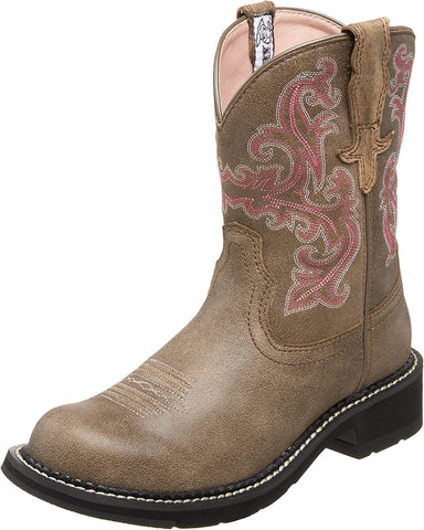 Ariat Womens Fatbaby Heritage Tess Leather Western Boot