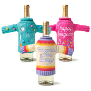 Two Left Feet It's Yo Birthday Wine & Bottle Sweater