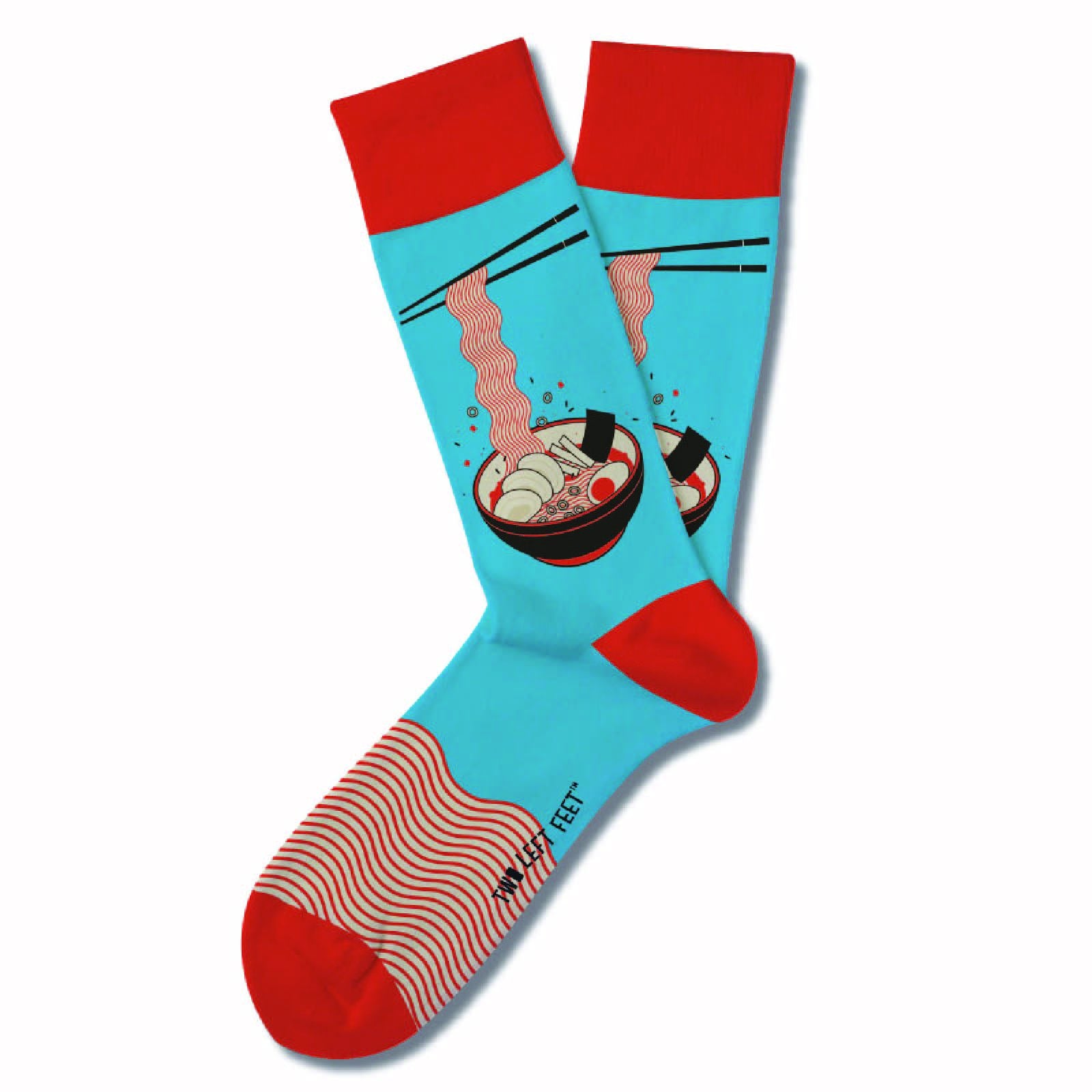 Two Left Feet Printed Adult Sock, Small Feet