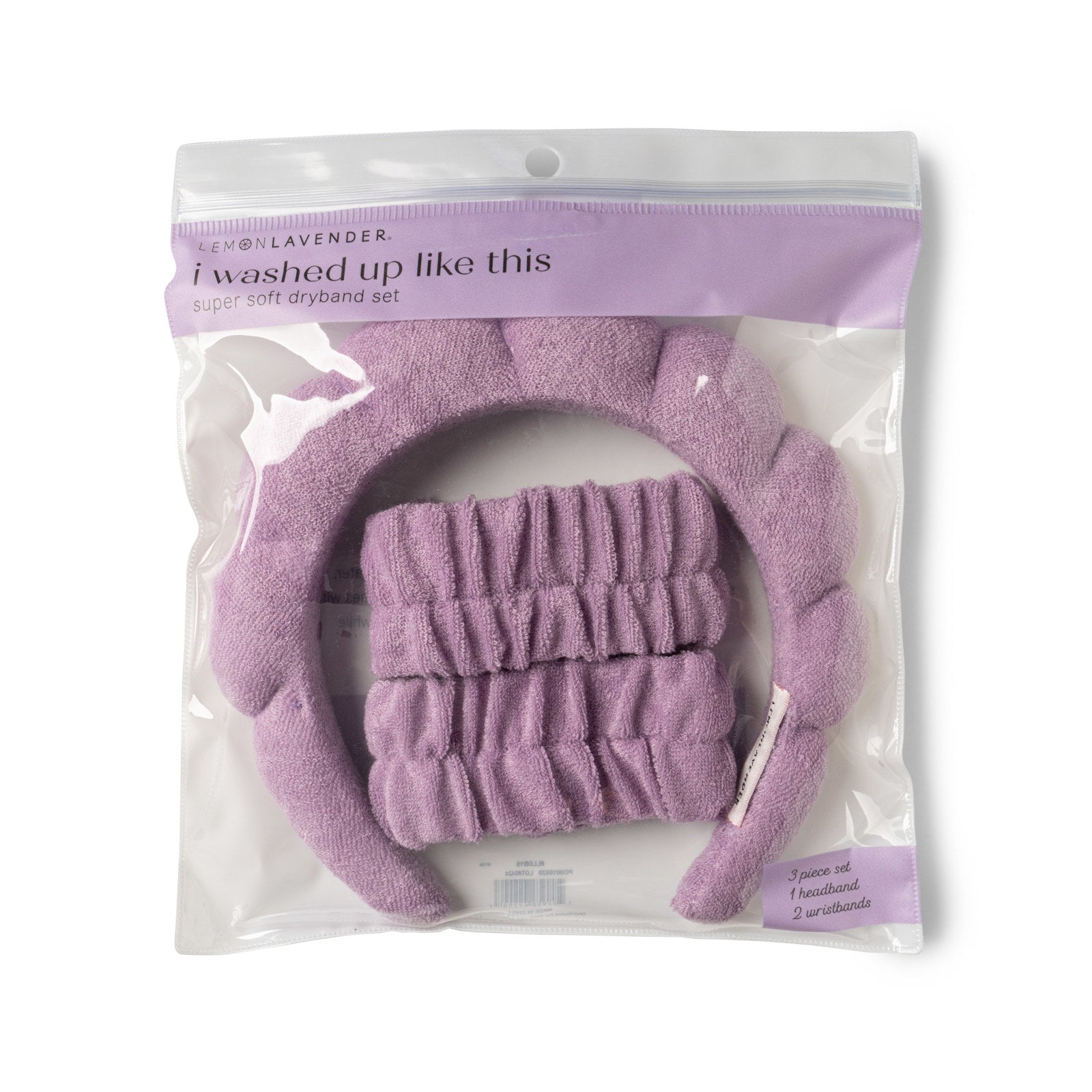 Lemon Lavender I Washed Up Like This Soft Dryband Headband And Wristband Set