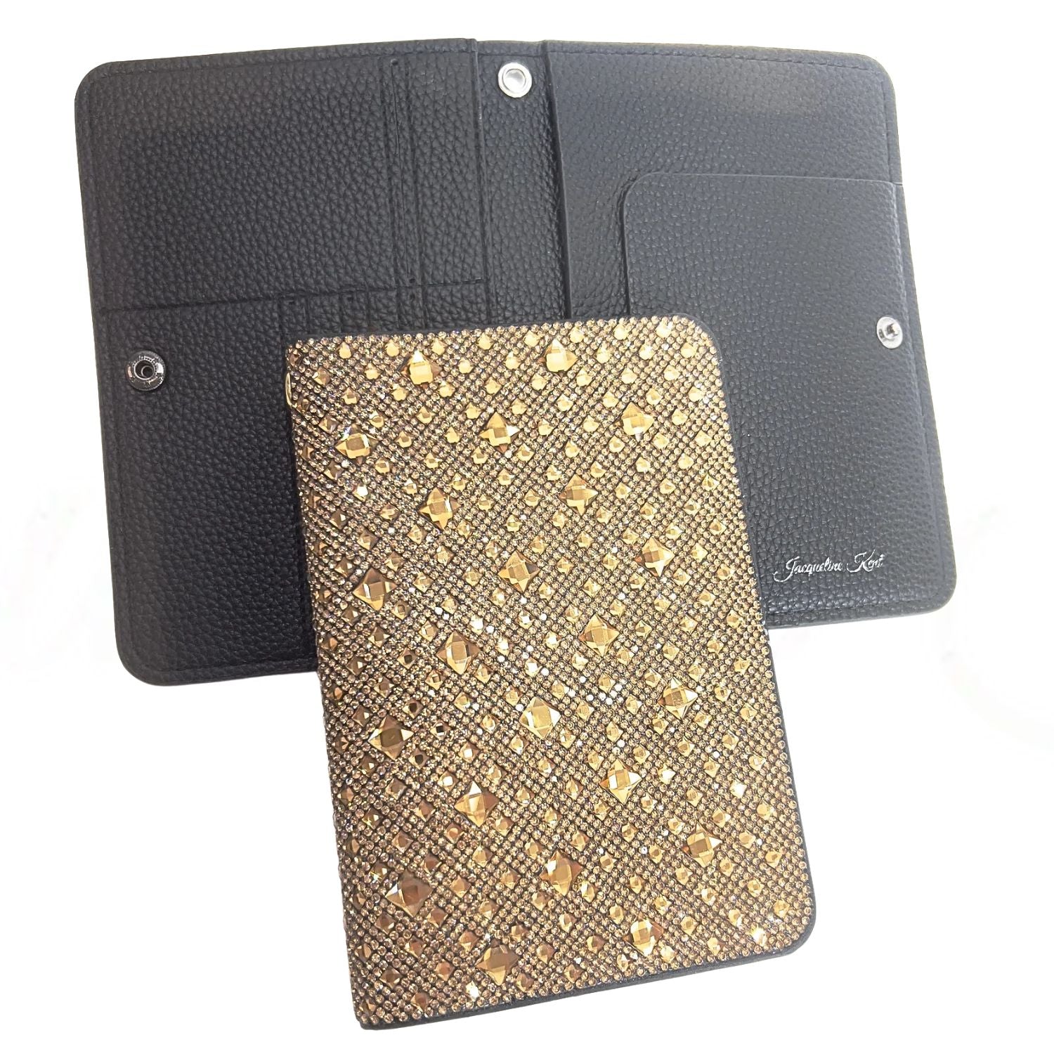 Jacqueline Kent Crystal Embellished Passport Holder