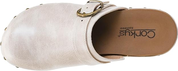Corkys Footwear Womens Who Knew Studded Slip On 2.5 Inch Wedge Clogs