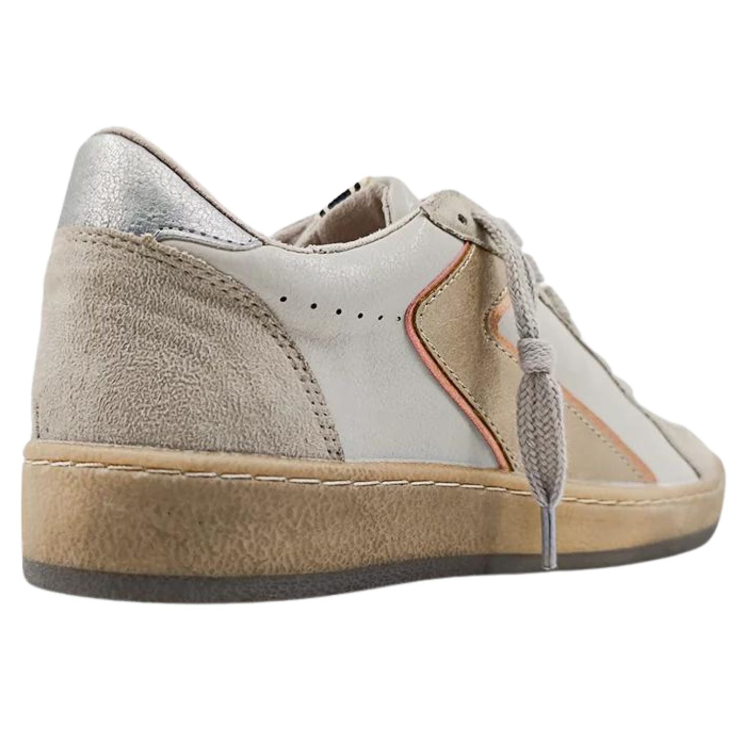 Shu Shop Womens Salma Vintage Fashion Sneakers, Gold