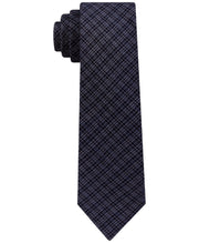 Calvin Klein Mens Modern Gingham Skinny Tie