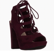 Bar III Womens Nelly Open Toe Casual Strappy Sandals, Wine, 10M