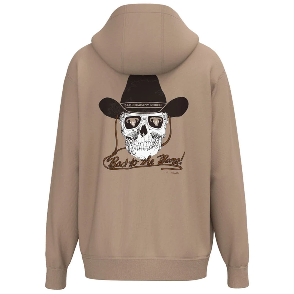 Hooey Bad Company Rodeo Men's Tan Pullover Hoodie w/ Back Logo