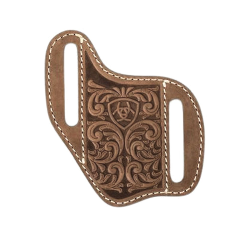 Ariat Scroll Embossed Leather Belt Knife Sheath