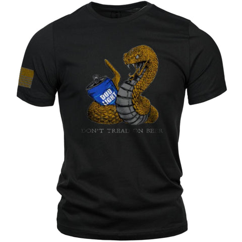 Nine Line Mens "Don't Tread on Beer" Graphic Short Sleeve T-Shirt