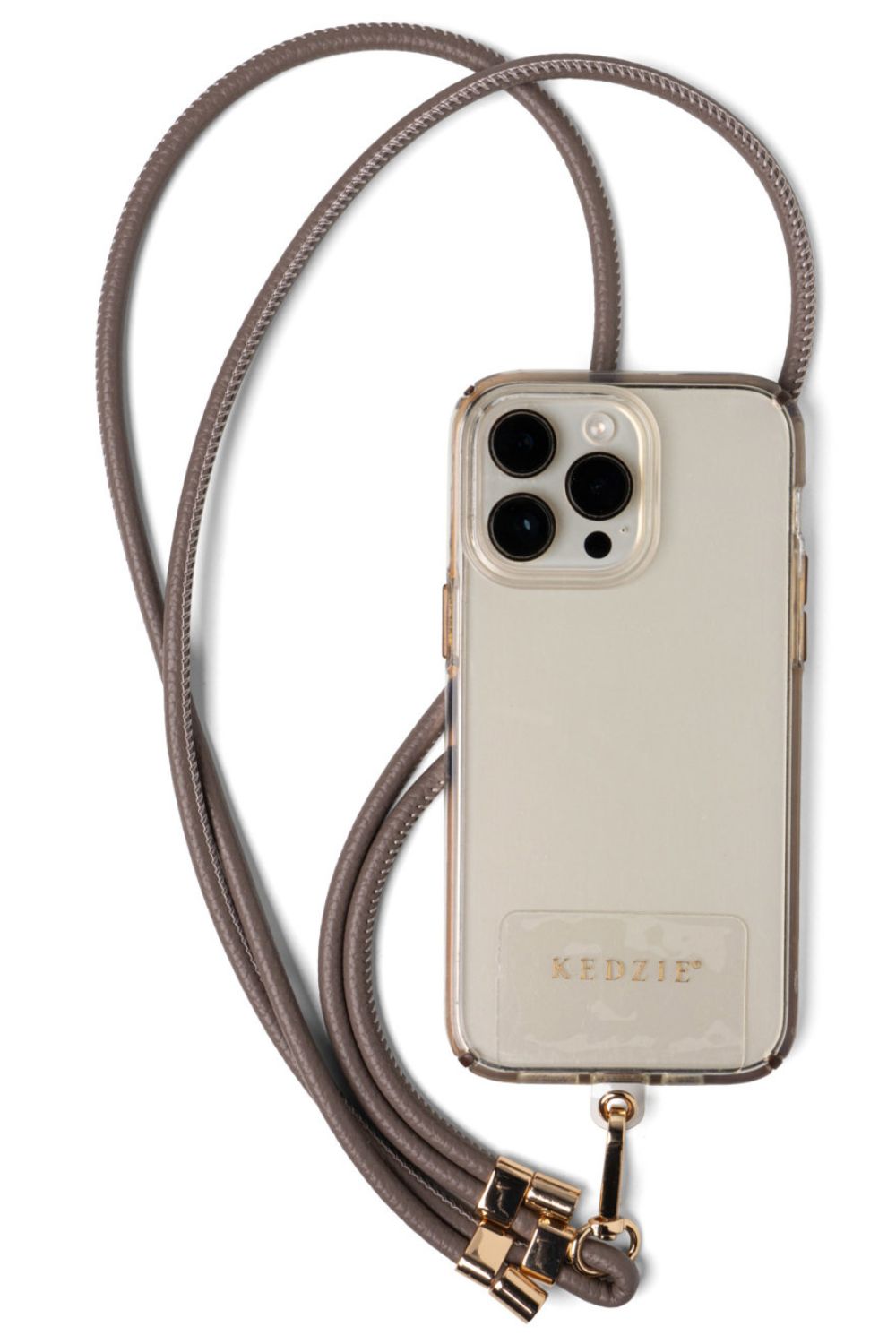 Kedzie Womens Soft Vegan Leather Smartphone Crossbody Lanyard