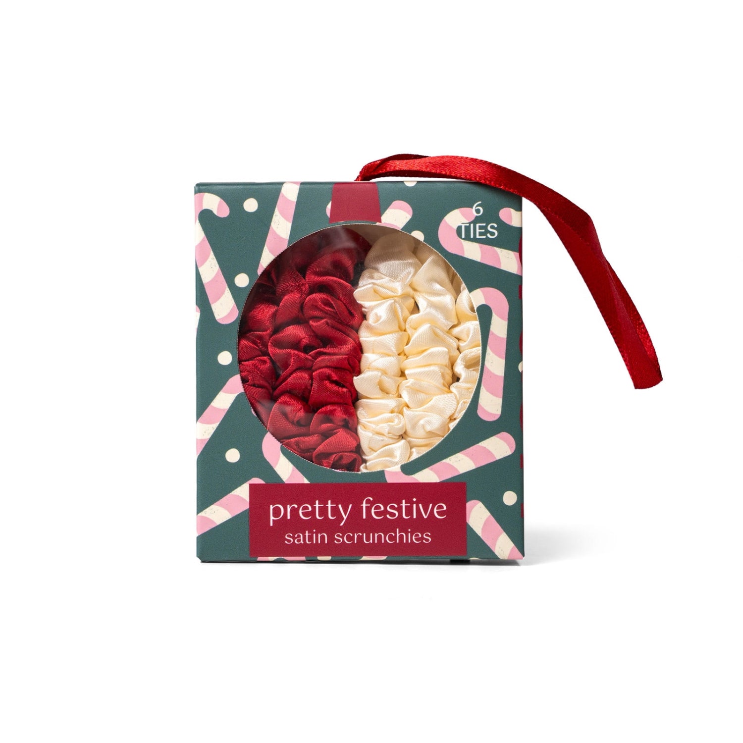 Crush Pretty Festive Holiday Satin Scrunchies