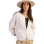 Easel Womens Soft Wash Fleece Jacket