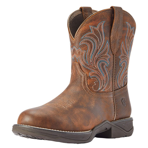 Ariat Womens Anthem Round Toe Shortie Western Boot