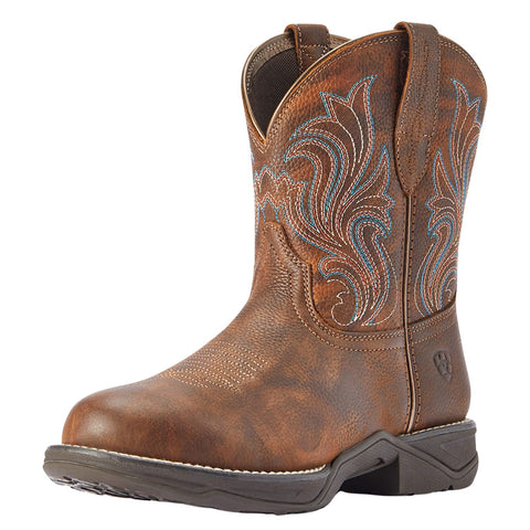 Ariat Womens Round Up Patriot Western Leather Boot