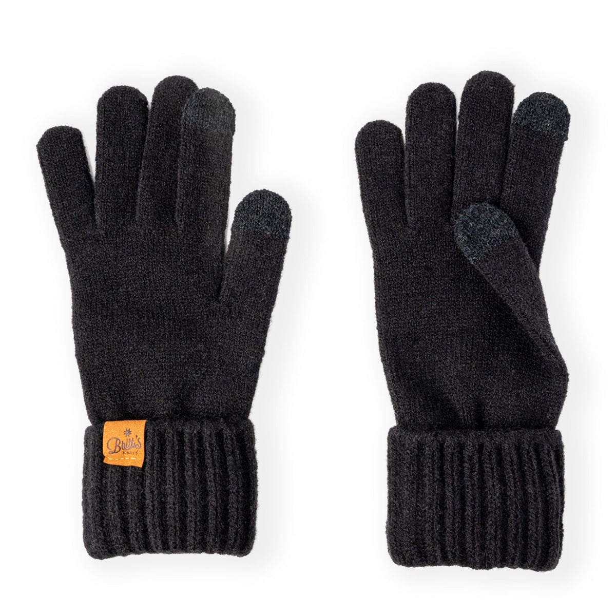 Britt's Knits Mainstay Touchscreen Knit Gloves with Cuffed Wrist