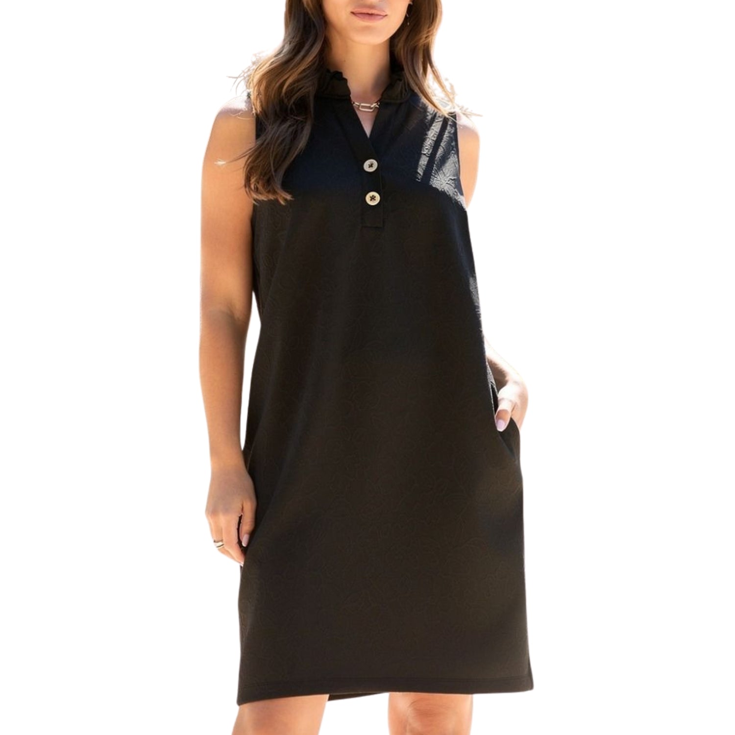 Dear Scarlett Women's "Jacquard" Dress, Black