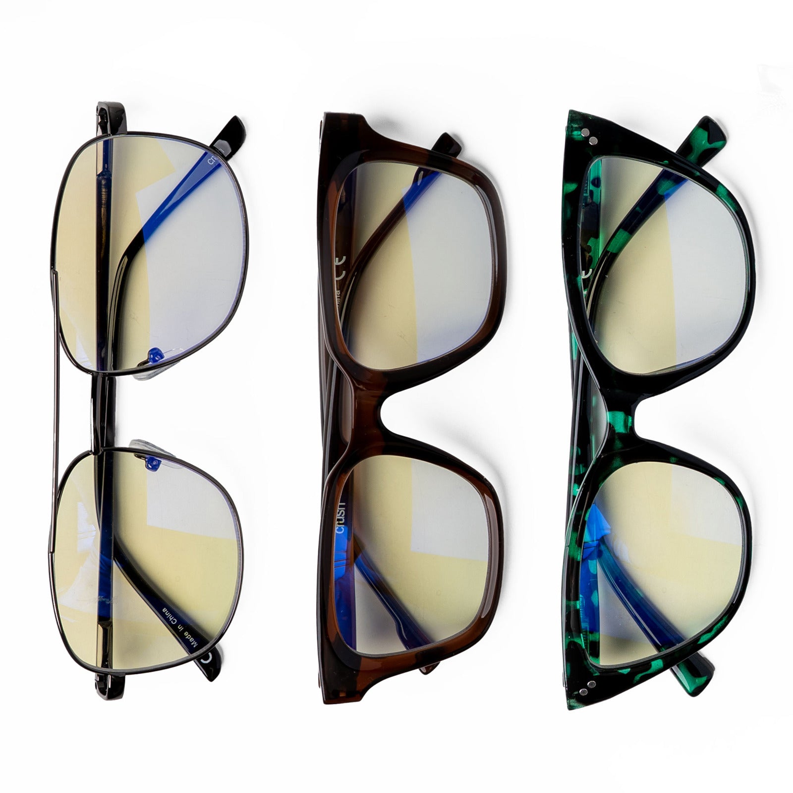Crush Clearly Thriving Scratch Resistant Trendy Frame Blue Light Glasses