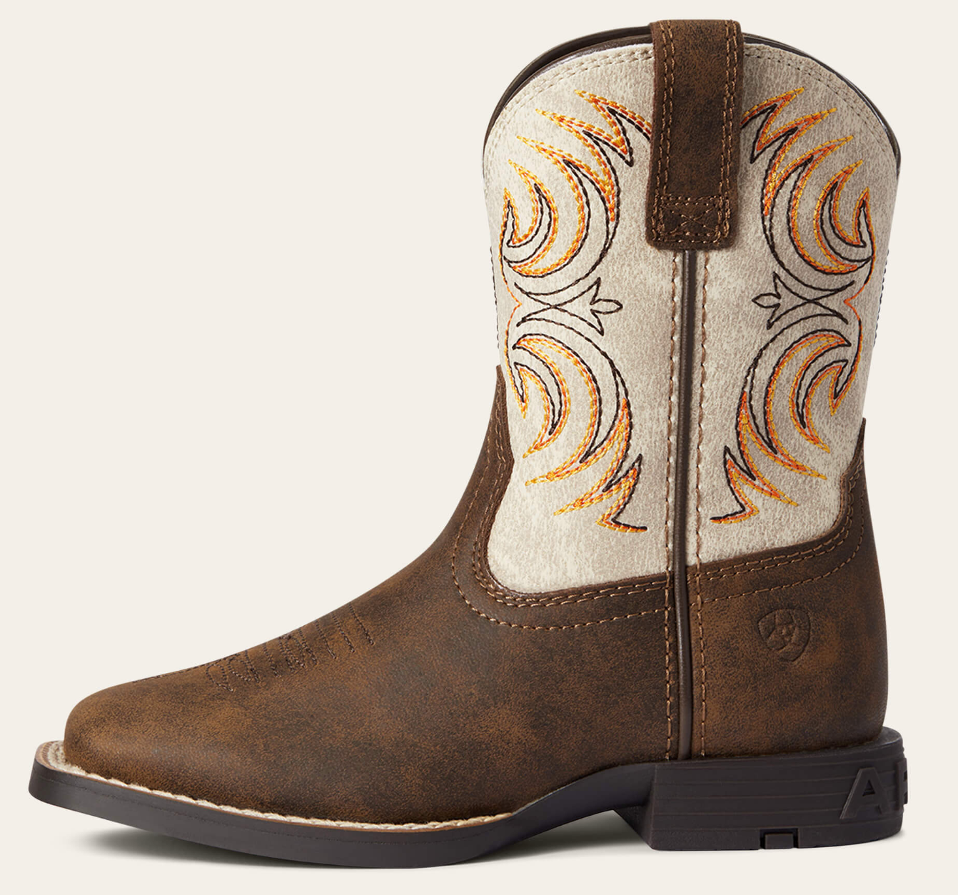 Ariat Kids Storm Western Boot, Brown