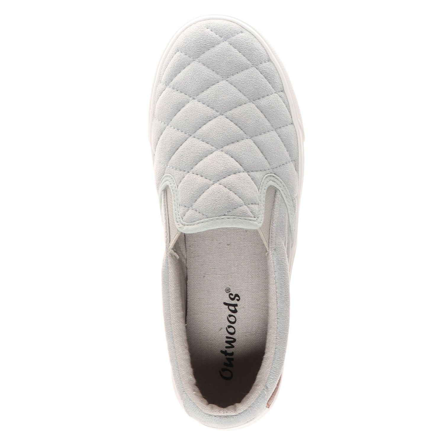 Outwoods Womens Tulla-1 Slip-on Sneaker Light Gray