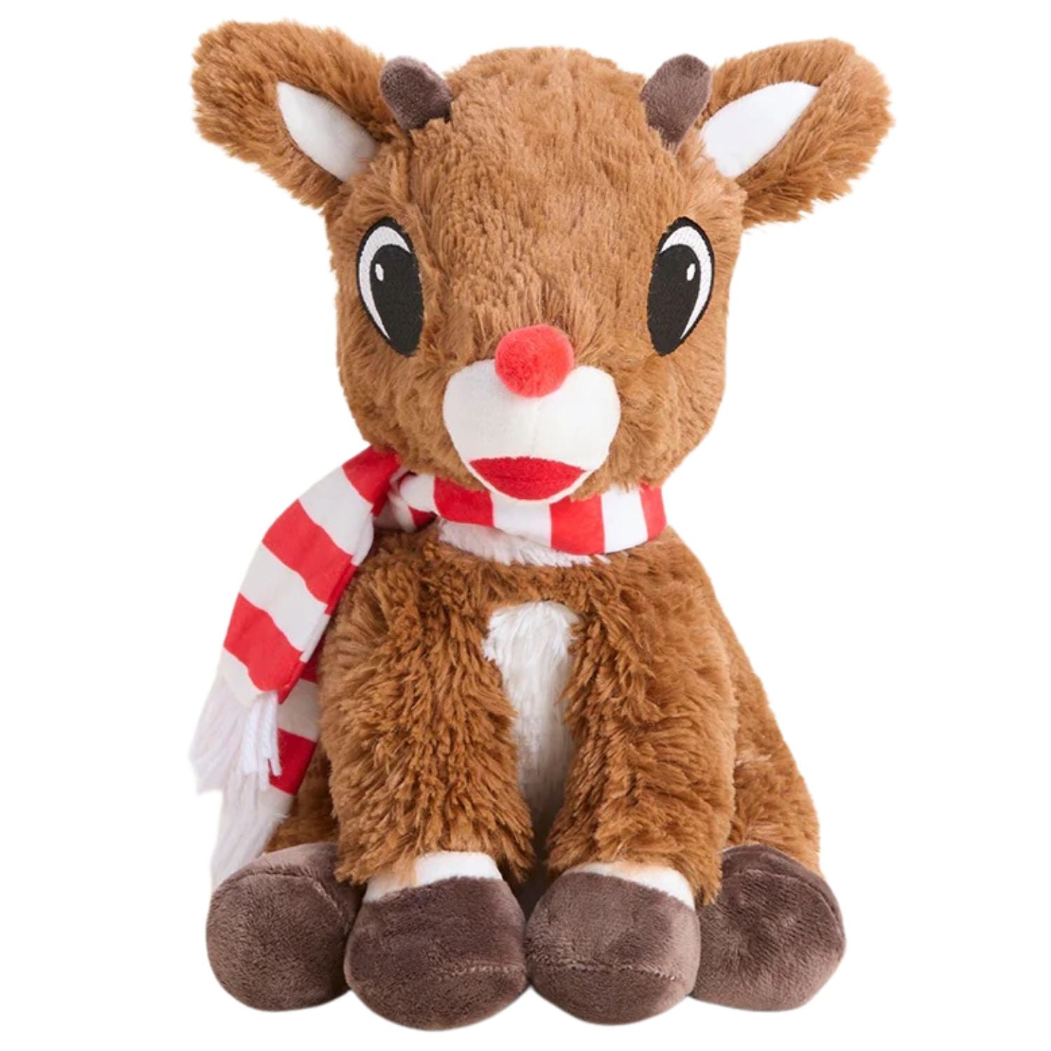Warmies Rudolph Reindeer with Scarf Microwavable Scented Plush Stuffed Animal