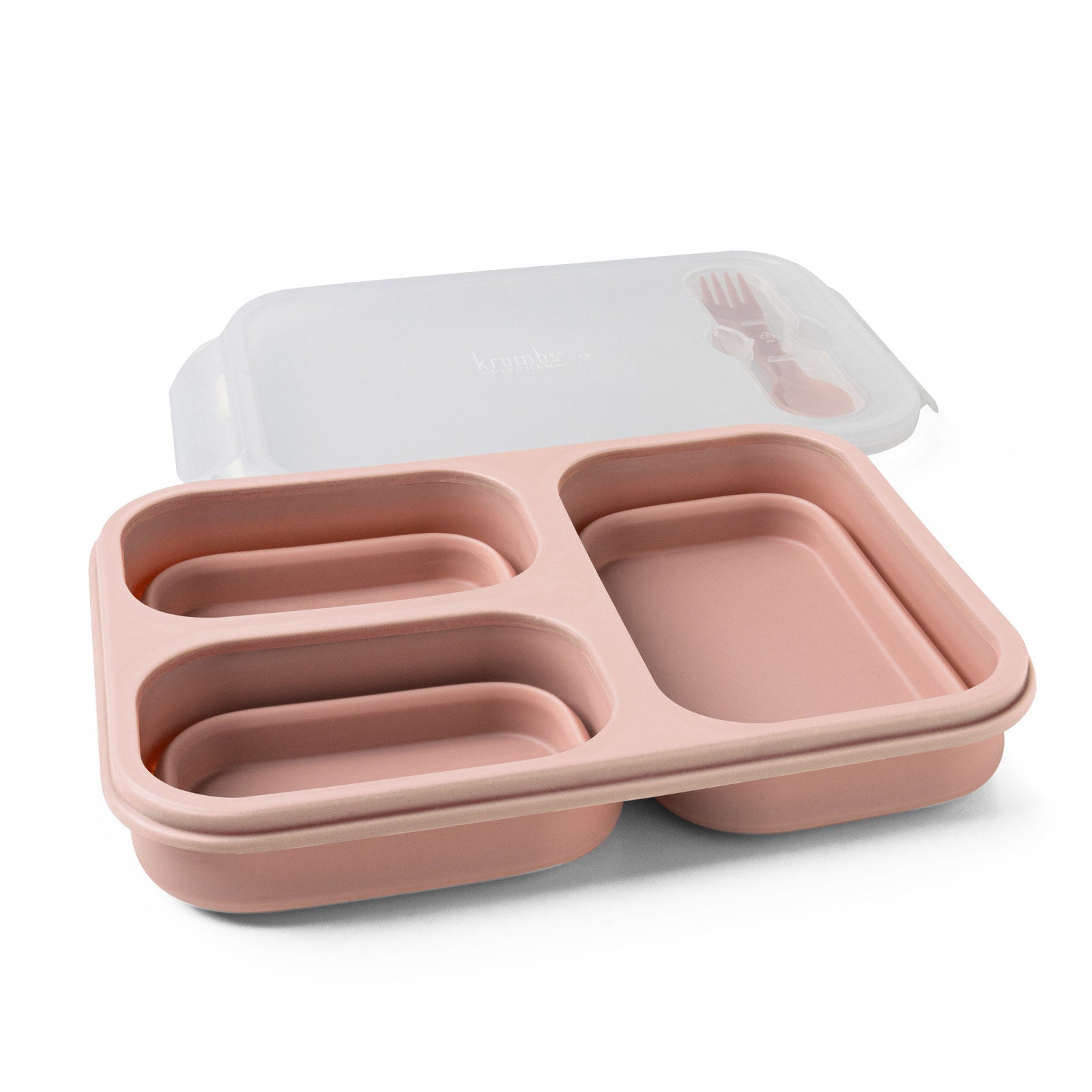 Krumbs Kitchen Collapsible Silicone Meal Prep Container