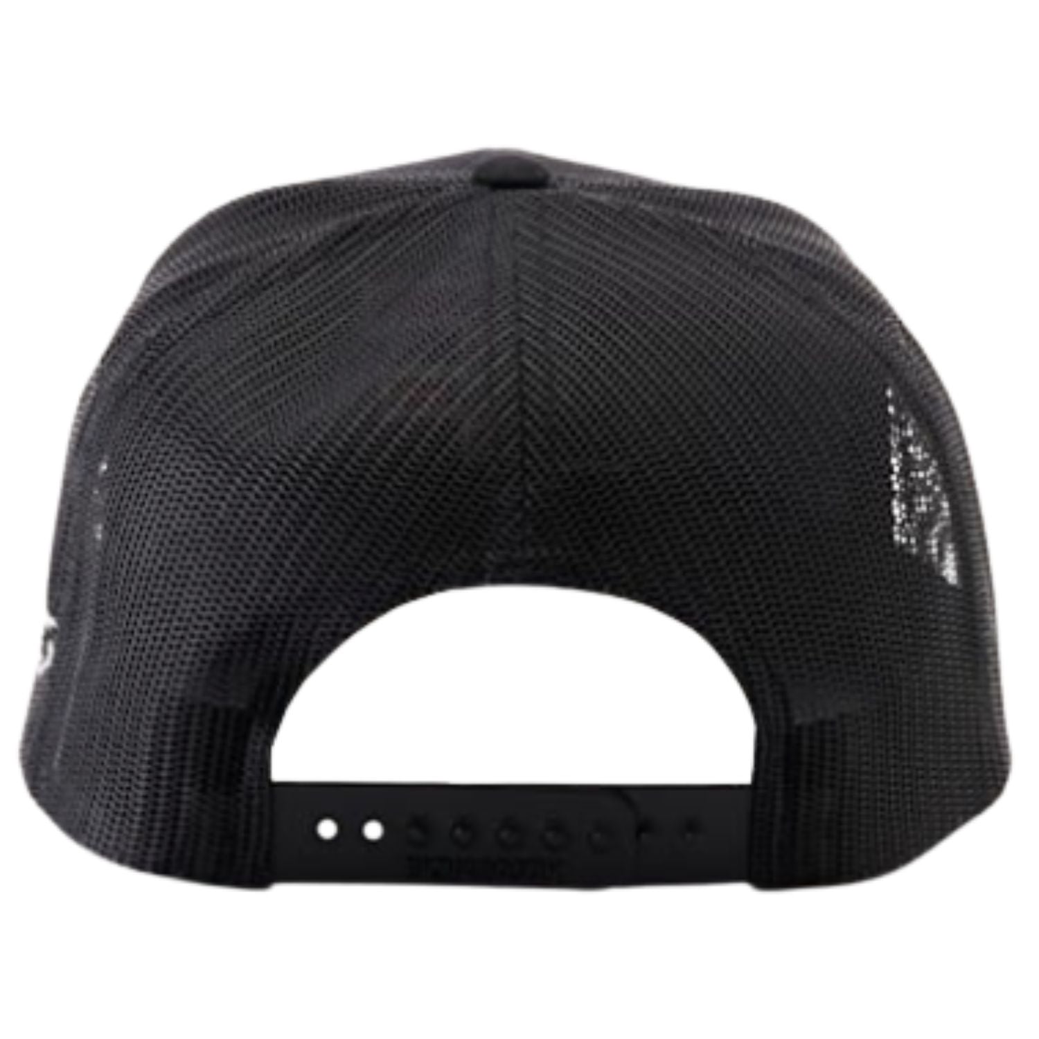 Lane Frost Mens Black Patriot Center Flag Embroidered Logo Mesh Back Hat